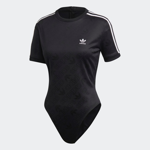 adidas Black Jacquard Bodysuit - Picture 8 of 14